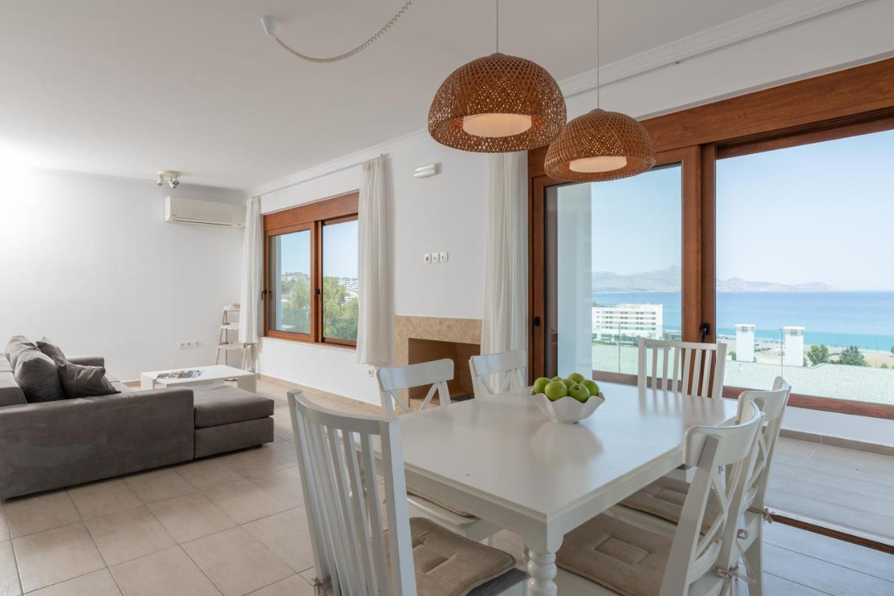 Villa Milena With Private Pool, Vlicha Beach Lindos Exteriér fotografie